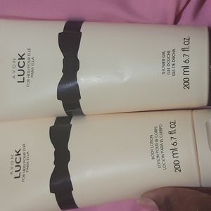 Avon Luck For Her Shower Gel & Body Lotion Set